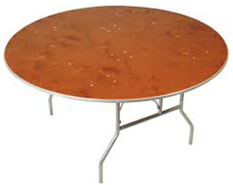 6ft Round Table Photo