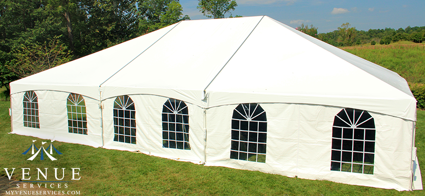 White Tent The Arbors Cleveland 40x55 Side Walls Curtains Cover Shelter Shade Protection Out Door Frame Ceremony Reception Venue Services Event Rentals Wedding Salisbury NC